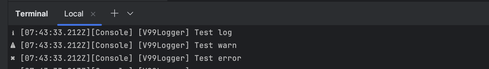 terminal-log